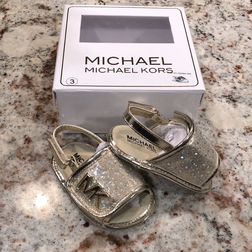 Michael Kors infant girls size 3 sandals NEW